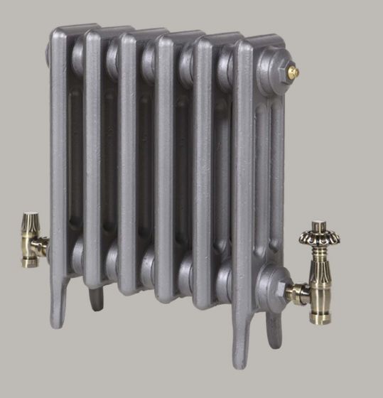 Victorian 3 Column 450mm high radiator in Old Pewter