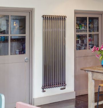 Bare Metal Classic radiator wall-mounted