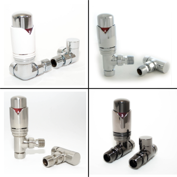 Elegance thermo radiator valves TRVs collage copy