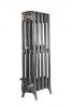 Forge 4 column cast iron radiator in clear lacquer finish