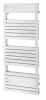 Tab double towel radiator in White RAL 9016