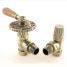 Waldorf Lever manual valves in antique brass