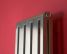 Cutler radiator in brushed stainless steel