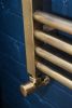Midas towel rail in brushed brass