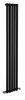 Ellipse vertical radiator in black