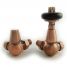 Kingsley corner valves in antique copper