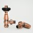 Kingsley Eton valves in antique copper finish