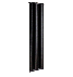 2 column vertical radiator in Carbon black